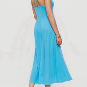 Lou & Grey | Blue Cross Back Dress